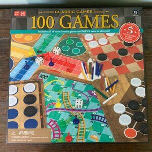 Classic Games- 100 Games Tic-Tac-Toe, Chess, Checkers & More